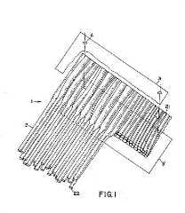 Platic stalk thatch roof design by Friedhelm Houpt US Patent US5333431 A 